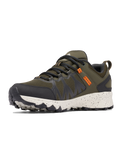 The Columbia Mens Peakfreak II Outdry Shoes in Deep Olive & Desert Sun