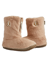 The Bedroom Athletics Womens Marilyn Classic Faux Fur Slipper Boots in Gingerbread