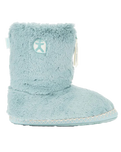 The Bedroom Athletics Womens Marilyn Classic Faux Fur Slipper Boots in Seafoam