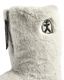 The Bedroom Athletics Womens Monroe Classic Faux Fur Slipper Boots in Trace Grey & Charcoal