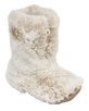 Cole Luxury Faux Fur Slipper Boots in Ferret