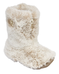 Cole Luxury Faux Fur Slipper Boots in Ferret