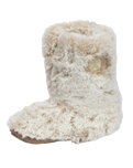 Cole Luxury Faux Fur Slipper Boots in Ferret