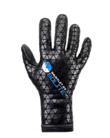 The Solite Gauntlet 2.2 Wetsuit Gloves in Black & Blue