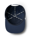 The Yeti Mens Yeti Coolers Mid Pro Flat Brim Rope Cap in Navy