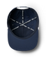 The Yeti Mens Yeti Coolers Mid Pro Flat Brim Rope Cap in Navy