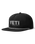 The Yeti Mens Yeti Coolers Mid Pro Flat Brim Rope Cap in Black