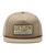 Get 'Em Flat Brim Snapback Cap in Cape Taupe