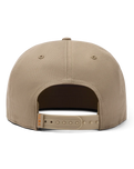 Get 'Em Flat Brim Snapback Cap in Cape Taupe