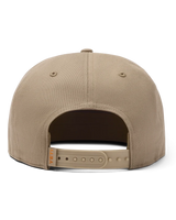 Get 'Em Flat Brim Snapback Cap in Cape Taupe