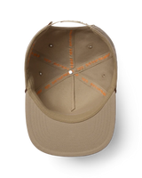 Get 'Em Flat Brim Snapback Cap in Cape Taupe