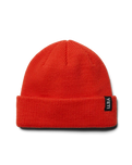 Badge Beanie in Orange