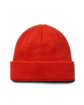 Badge Beanie in Orange