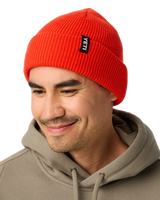 Badge Beanie in Orange