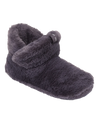 Harriet 100% Recycled High Density Faux Fur Slipper Boot in Ink