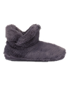 Harriet 100% Recycled High Density Faux Fur Slipper Boot in Ink