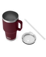 Rambler 35oz Straw Mug in Wild Vine Red