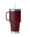 Rambler 35oz Straw Mug in Wild Vine Red