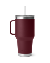 Rambler 35oz Straw Mug in Wild Vine Red