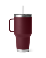 Rambler 35oz Straw Mug in Wild Vine Red