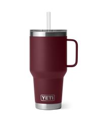 Rambler 35oz Straw Mug in Wild Vine Red