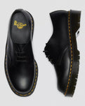 The Dr Martens Womens 1461 Bex Smooth Leather Shoes in Black Smooth