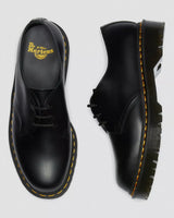 The Dr Martens Womens 1461 Bex Smooth Leather Shoes in Black Smooth