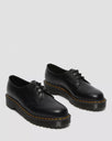 The Dr Martens Womens 1461 Bex Smooth Leather Shoes in Black Smooth