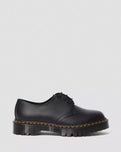 The Dr Martens Womens 1461 Bex Smooth Leather Shoes in Black Smooth