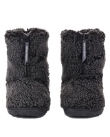 The Bedroom Athletics Mens Gosling Snow Tipped Sherpa Slipper Boots in Washed Black