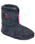 The Bedroom Athletics Mens Gosling Snow Tipped Sherpa Slipper Boots in Washed Peacoat Navy