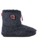 The Bedroom Athletics Mens Gosling Snow Tipped Sherpa Slipper Boots in Washed Peacoat Navy