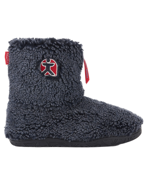 The Bedroom Athletics Mens Gosling Snow Tipped Sherpa Slipper Boots in Washed Peacoat Navy