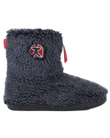 The Bedroom Athletics Mens Gosling Snow Tipped Sherpa Slipper Boots in Washed Peacoat Navy