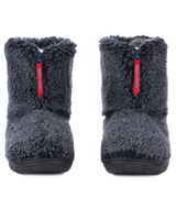 The Bedroom Athletics Mens Gosling Snow Tipped Sherpa Slipper Boots in Washed Peacoat Navy