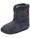 The Bedroom Athletics Mens Gosling Snow Tipped Sherpa Slipper Boots in Washed Peacoat Navy