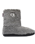 The Bedroom Athletics Mens Gosling Snow Tipped Sherpa Slipper Boots in Washed Grey