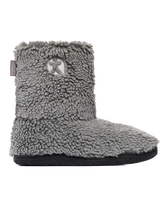 The Bedroom Athletics Mens Gosling Snow Tipped Sherpa Slipper Boots in Washed Grey