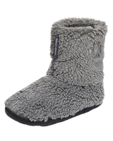 The Bedroom Athletics Mens Gosling Snow Tipped Sherpa Slipper Boots in Washed Grey