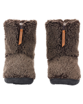 Gosling Snow Tipped Sherpa Slipper Boots in Washed Dark Chocolate