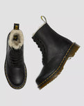 The Dr Martens Womens 1460 Serena Wyoming Boots in Black