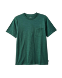 The Brixton Mens Basic Slub T-Shirt in Spruce