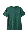 The Brixton Mens Basic Slub T-Shirt in Spruce