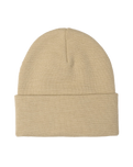 The Levi's® Mens Slouchy Red Tab Beanie in Light Khaki