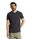 The Brixton Mens Vintage Reserve T-Shirt in Black Sol Wash