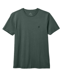 The Brixton Mens Vintage Reserve T-Shirt in Trekking Green Sol Wash