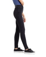 The Levi's® Womens Mile Hi Skinny Jeans in Black Ground