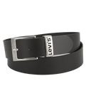 The Levi's® Levi Ashland Leather Belt in Black