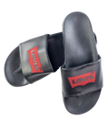 The Levi's® Mens June Batwing Flip Flops in Black