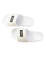 The Levi's® Womens June Boxtab Flip Flops in Brilliant White